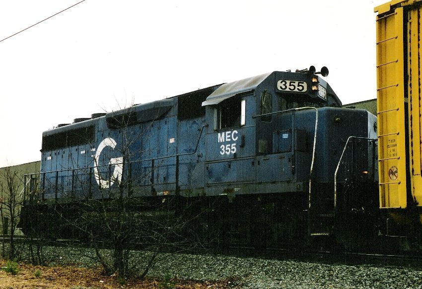 Photo of Newly-patched MEC #355 in 1996, engineer's side
