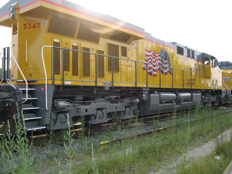 Photo of UP 5347 - Station Track, Framingham MA