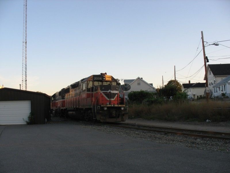 Photo of PR-3's power on the East Providence branch