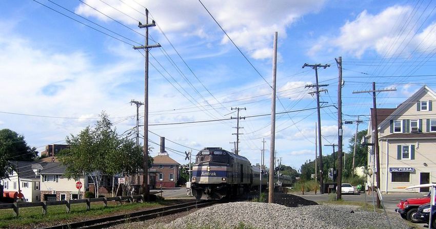 Photo of Amtrak Number 684, The Downeaster at Andover, MA