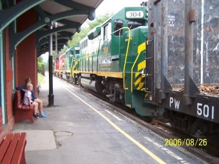 Photo of GMRC TR #264 Passes Chester Station