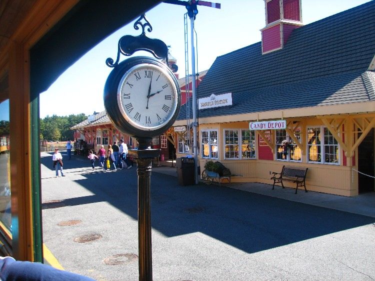 Photo of The Edaville Station on Columbus Day Weekend