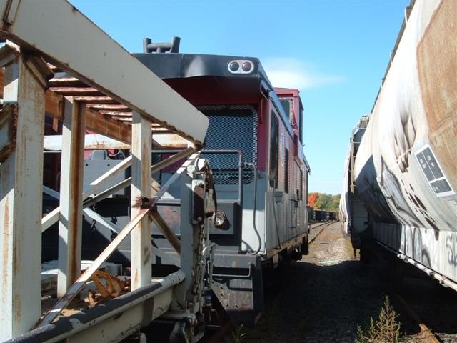 Photo of Loose Caboose In Springfield, Mass