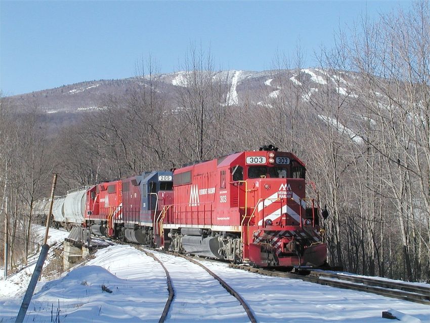 Photo of VTR southbound at Ludlow Vt