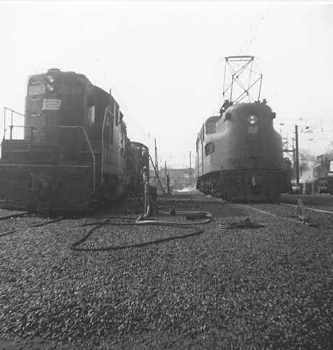 Photo of Penn Central Diesel and GG-1 Motor Storage