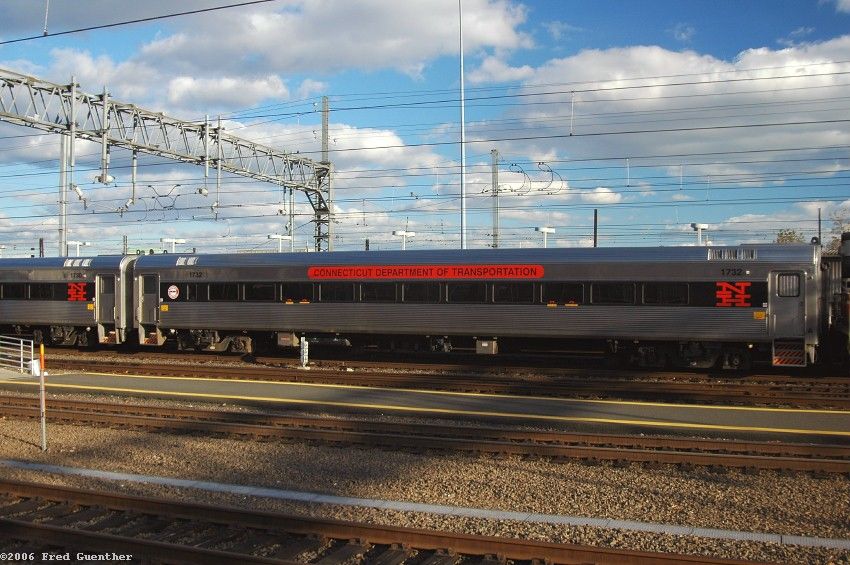 Photo of Newly Repainted VRE Coaches at New Haven