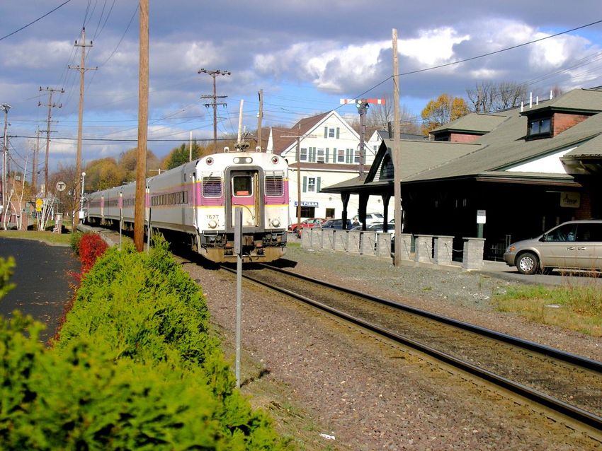 Photo of Andover Depot with Train Number 222