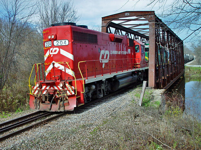 Photo of Vermont Railway Rutland-Middlebury Turn Southbound in Leicester, VT