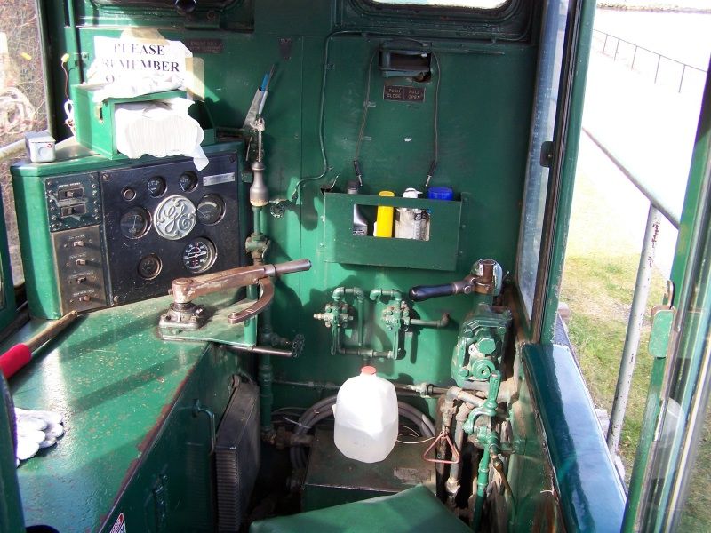Photo of Inside the cab of #11