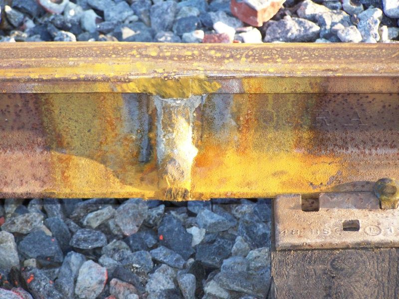 Photo of close up of weld