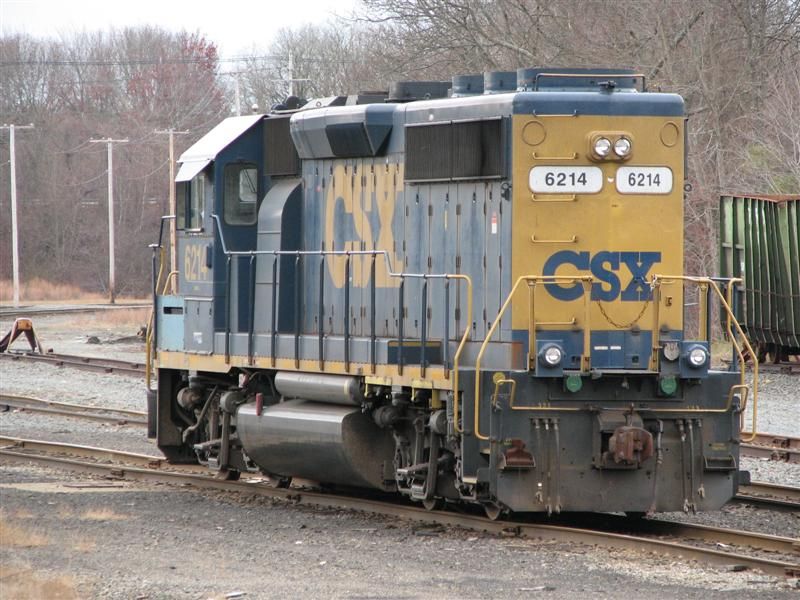 Photo of CSX in the Middleborough yard