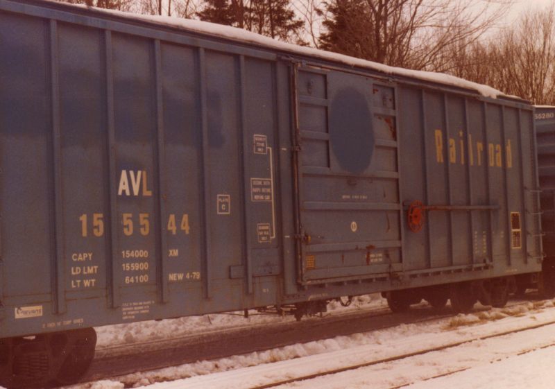 Photo of AVR boxcar - ex St. Lawrence
