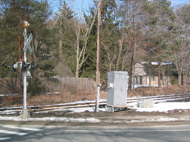 Photo of Railroad Crossing on Central Street in Southborough, MA