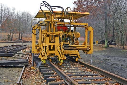 Photo of Conn. Eastern's Spot Tamper works new track.