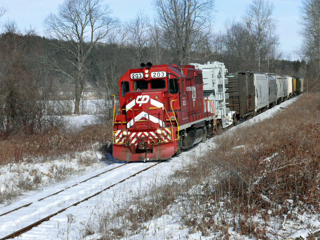 Photo of Vermont Railway Extra 203 South in Wallingford, VT