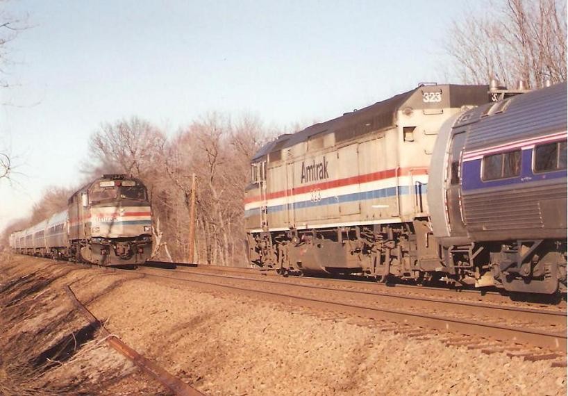 Photo of Amtrak at Hayden Interlocking