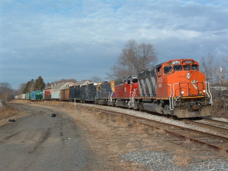 Photo of NECR train 608 Willimantic Connecticut