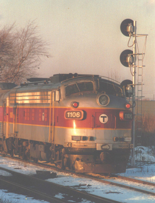 Photo of MBTA Engine #1106