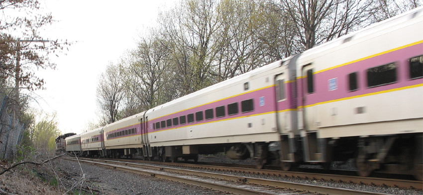 Photo of MBTA Lowell Bound Commuter at Woburn, MA