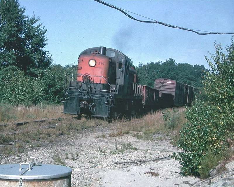 Photo of New Haven RS-3 at East Douglas, Mass., 1964