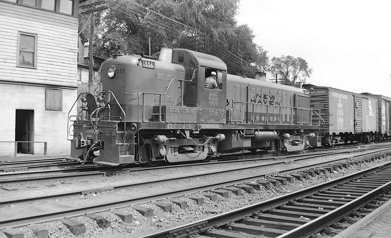 Photo of New Haven Alco RS Unit, Pittsfield, 1955