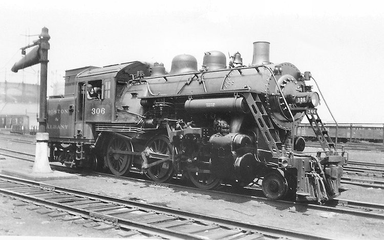 Photo of B&A Double-Ender Tank Engine 306, Boston, 1933