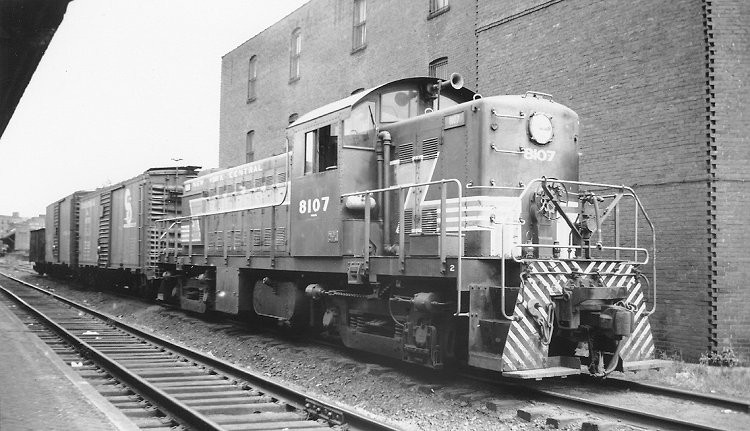 Photo of Alco RS-1 at Pittsfield Depot, 1955