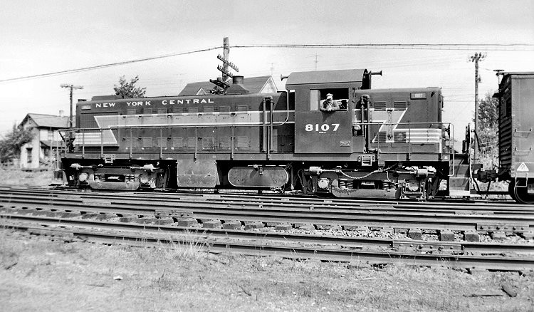 Photo of Alco RS-1 Switching at Pittsfield, 1955
