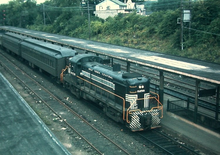 Photo of NYC Alco RS-3 at Pittsfield, 1960