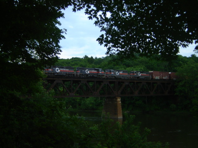 Photo of WAED across the Connecticut River Bridge