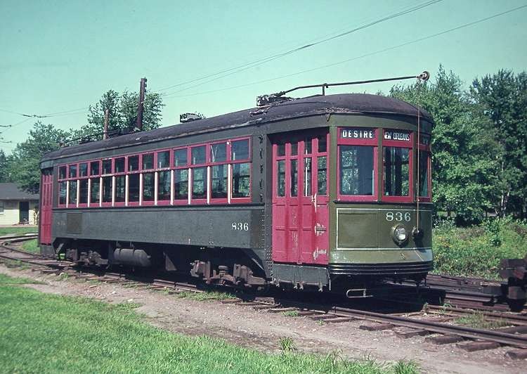 Photo of New Orleans Street Car, Connecticut Trolley Museum, 1968