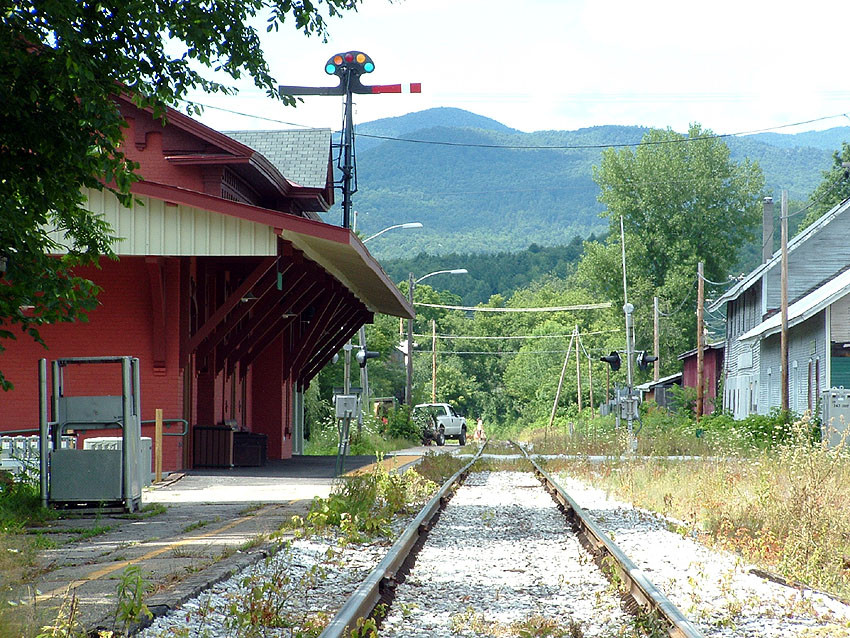 Photo of Station at Waterbury Vermont