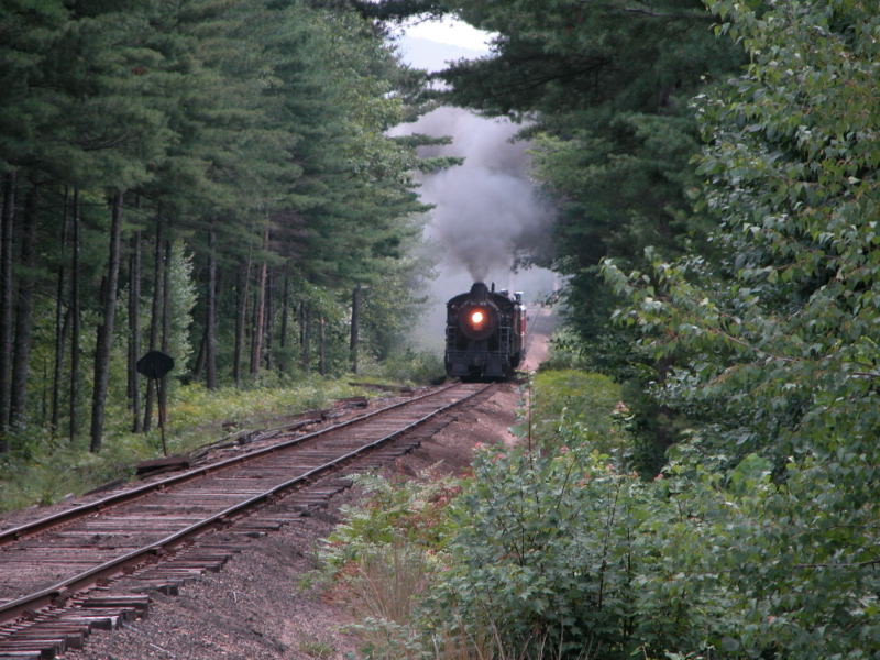 Photo of CSRR #7470 northbound approaching Allen's Siding