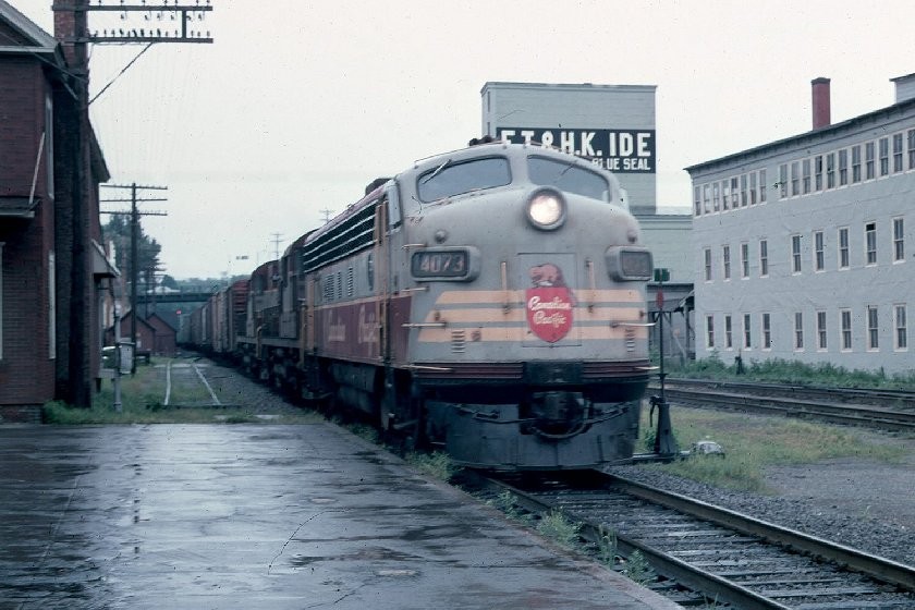 Photo of CPR Through Freight at St. J, Vermont