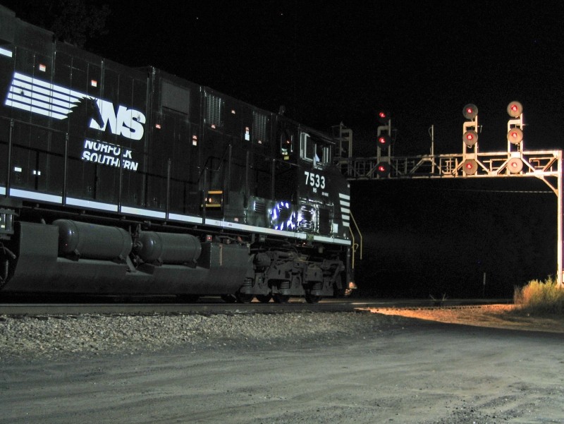 Photo of NS 7533, Train 887, Mohawk Yard, 8-5-07