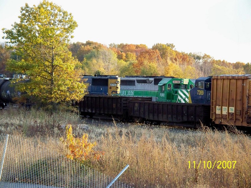 Photo of Leased power in the North Yard.