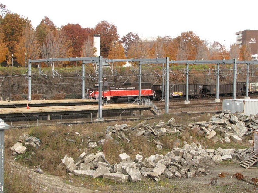 Photo of PR3 approaches Providence Station