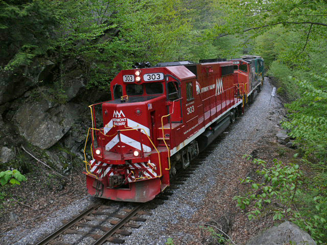 Photo of Green Mountain Railroad #263 in Cavendish, VT