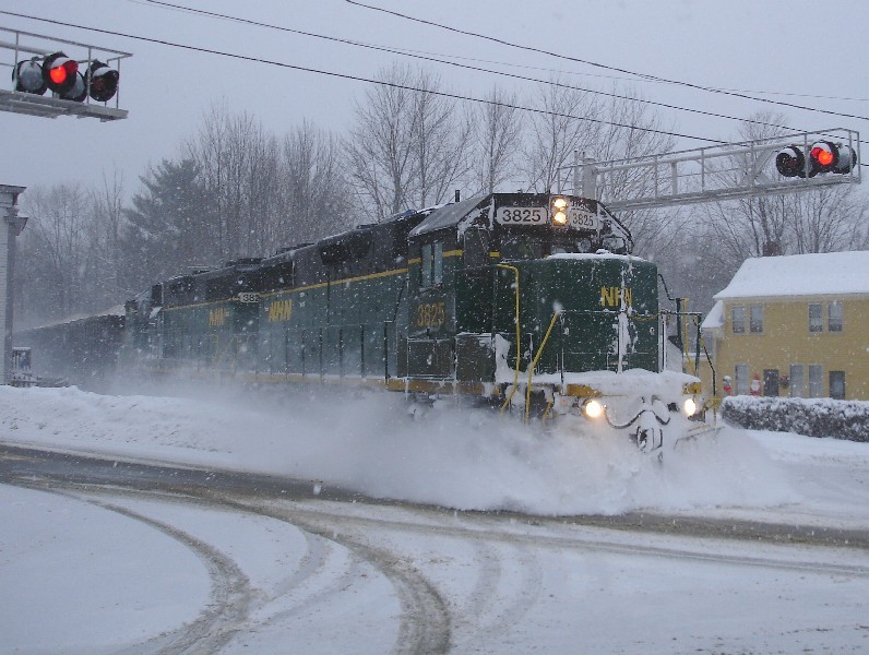 Photo of NHN southbound in the Snow