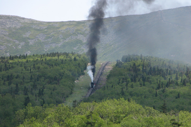 Photo of Train on the mountain