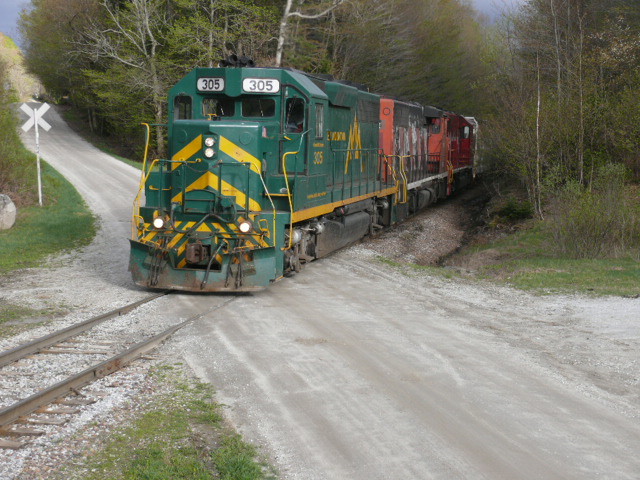 Photo of Green Mountain Railroad #264 in Mt. Holly, VT