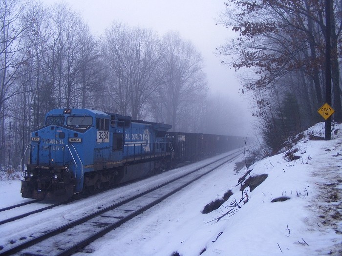 Photo of empty coal train