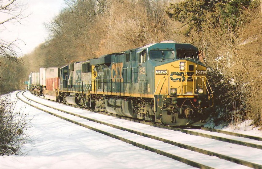 Photo of CSX East bound at M.P. 101 on the Boston LIne.