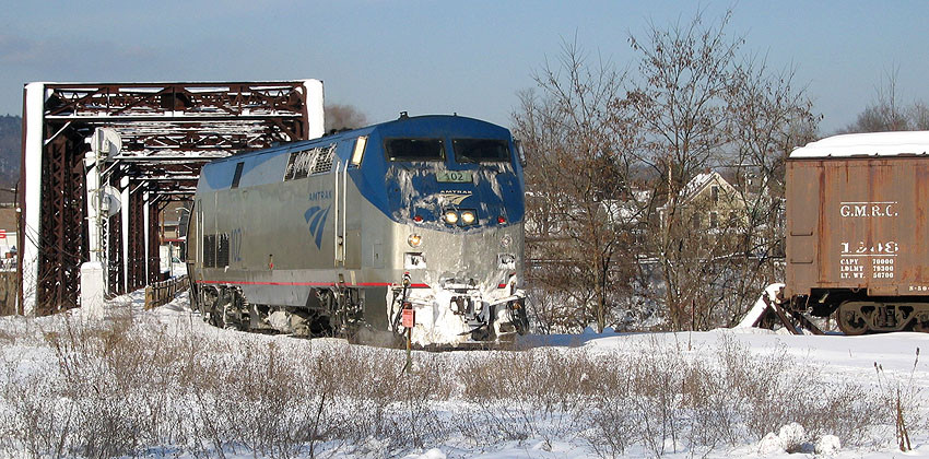 Photo of Amtrak Vermonter At Bellows Falls 2