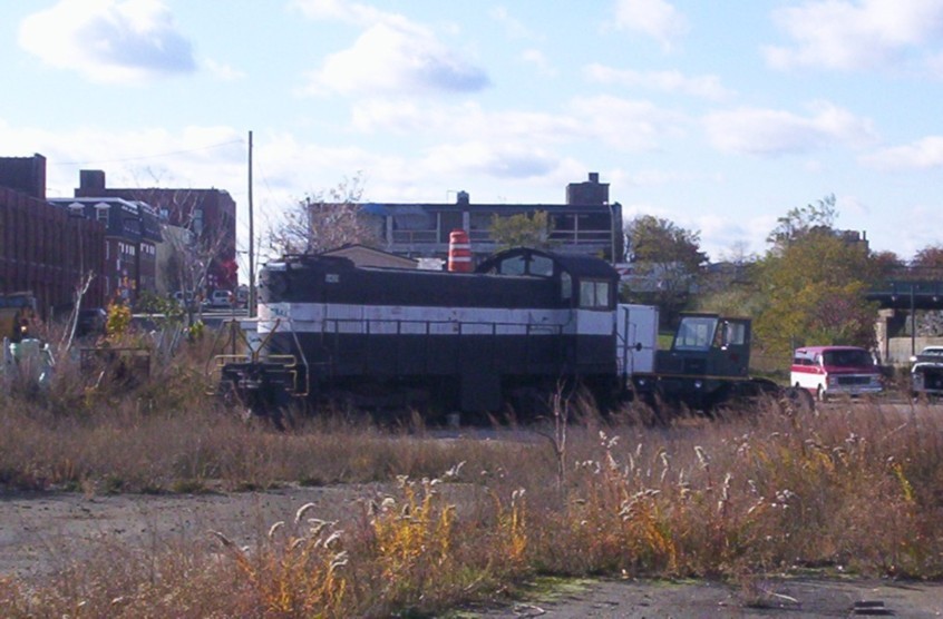 Photo of pic of unused Boston Rail engine