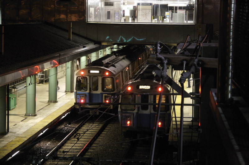 Photo of MBTA Blue Line Train @ Revere Beach Station