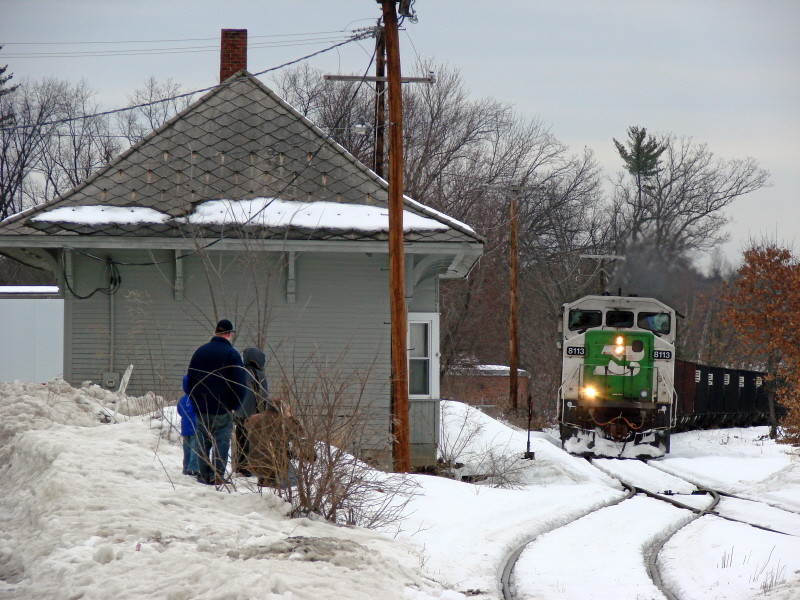 Photo of Empty Bow Coal Train In Merrimack,N.H.