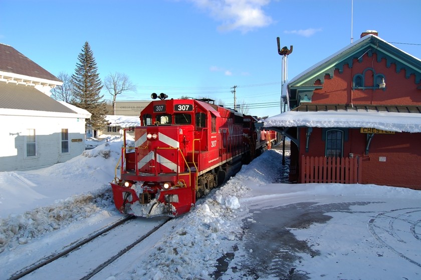 Photo of Green Mountain RR 264 at Chester, VT