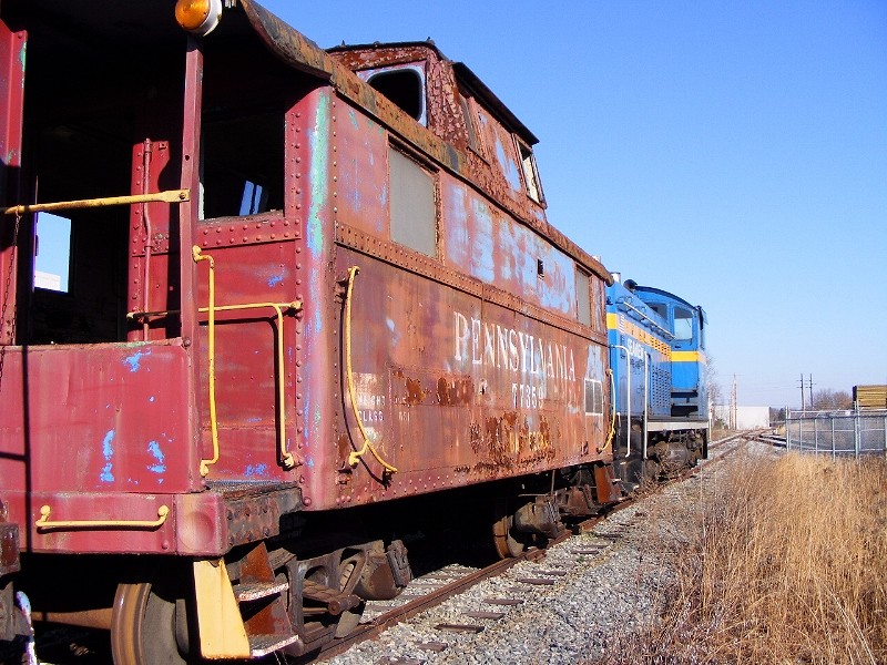 Photo of ex-pennsy caboose on Seaview