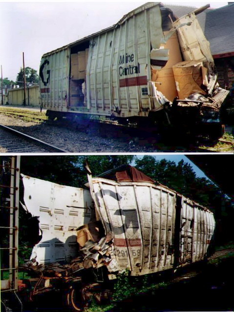 Photo of Wreck in Exeter, NH -- July 1998